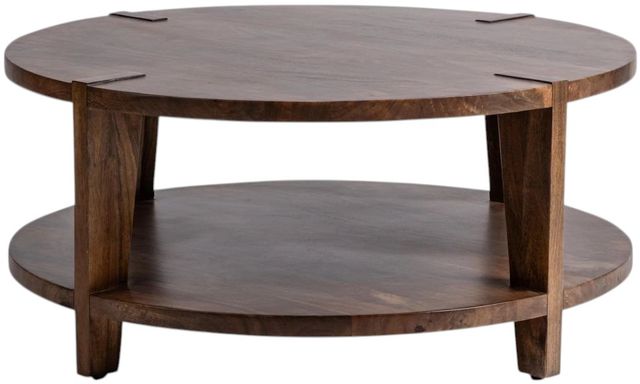 Classic Home Alenna Tundra Brown Coffee Table-2