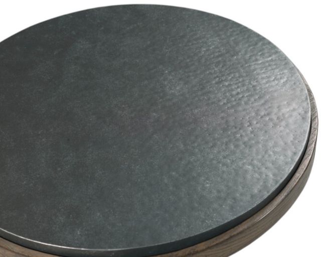 Kincaid® Acquisitions Connor Black Round Accent Table with Brown Base-1