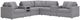 Signature Design by Ashley® Modmax 7-Piece Granite  L-Shape Balanced Sectional with Audio and Storage Consoles-0
