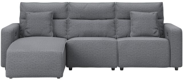 Signature Design by Ashley® Modmax II 3-Piece Pepper/Salt Power Reclining Left-Arm Facing Sectional and Chaise-0