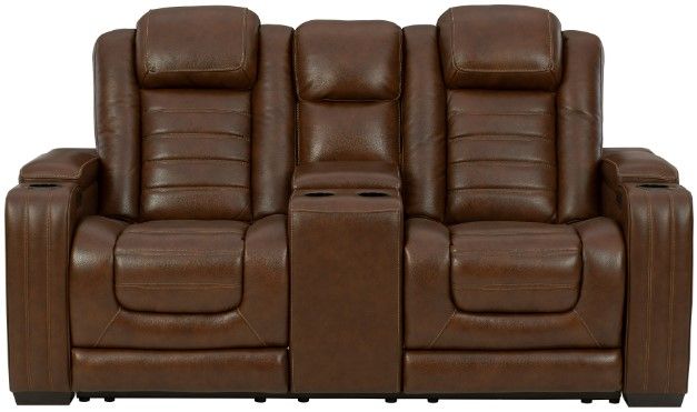 Signature Design by Ashley® Backtrack 3-Piece Chocolate Power Reclining Living Room Set-2