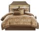 Olliix by Madison Park Essentials Brown California King Brystol 24 Piece Room in a Bag-1