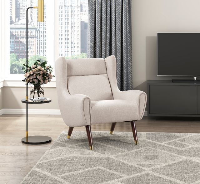 Homelegance® Greta Beige Accent Chair-1