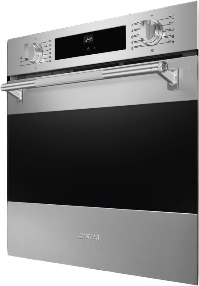 Smeg 30" Fingerproof Stainless Steel Single Electric Wall Oven-1