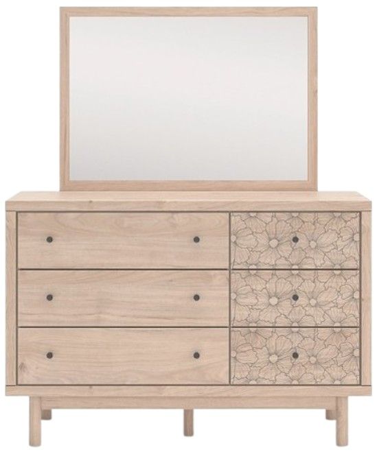 Signature Design by Ashley® Arloster Tan Dresser and Mirror-1