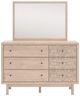 Signature Design by Ashley® Arloster Tan Dresser and Mirror-1