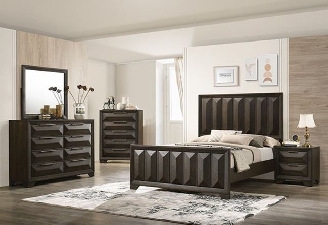 Furniture of America® Hexham 4-Piece Espresso Queen Bedroom Set-0