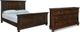 Millennium® by Ashley Porter 2-Piece Rustic Brown King Panel Bed Set-0