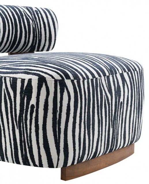 Furniture of America® Niobe Midnight Blue Accent Chair-4