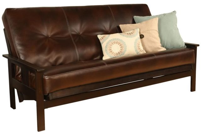 Kodiak Furniture Monterey Oregon Trail Java/Espresso Full Futon with Mattress-0