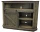 American Heartland Manufacturing Rustic Two-Tone Tall Bower Corner TV Cart-1