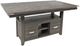 Jofran Inc. Altamonte Brushed Gray High-Low Rectangle Dining Table-3