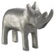 Currey & Company Kano Silver Large Rhino-1