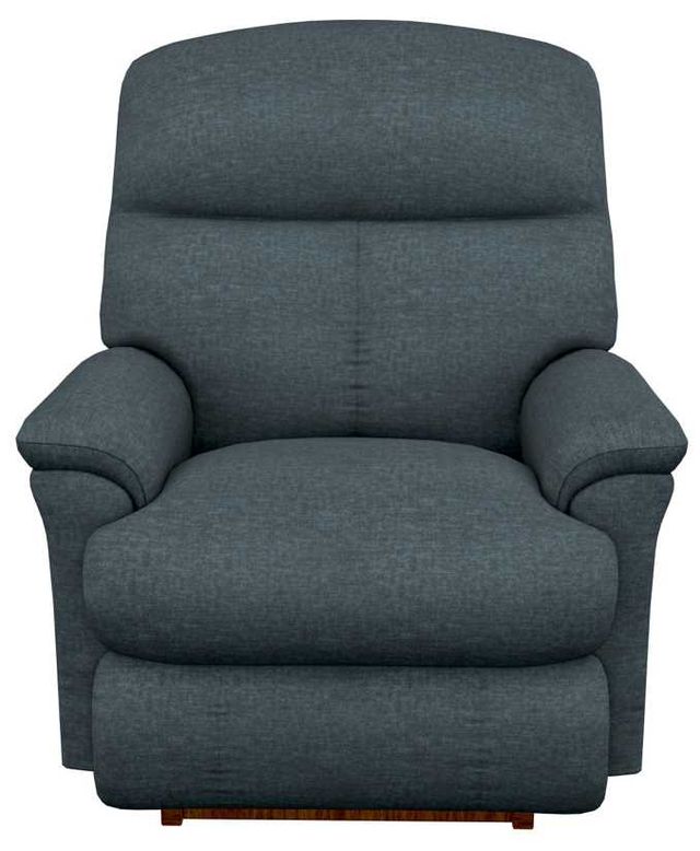 La-Z-Boy® Reed Navy Power Rocking Recliner with Headrest and Lumbar-1