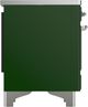 Ilve® Majestic III 36" Emerald Green Pro Style Induction Range with Triple Glass Door and Chrome Trim-4