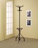 Coaster® Kiefer Black Coat Rack with 12 Hooks-1