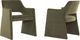 Primo™ International Barksdale 2-Piece Green Piping Velvet Dining Arm Chair Set-5