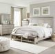 Liberty Furniture Ivy Hollow 4-Piece Dusty Taupe/Weathered Linen King Storage Panel Bed Set-1
