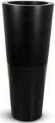 Le Present Duo Black 36" Cone Planter-0