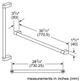 Bosch® 30.33" 4 handles Pro-Style Handle Kit Accessory-1