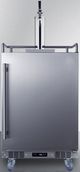 Summit® Commercial 24" Stainless Steel Built-In Outdoor Beer Kegerator-0