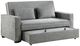 Homelegance® Alta Gray Convertible Studio Sofa with Pull-out Bed-2