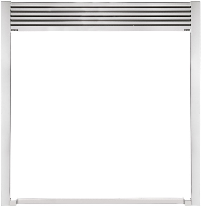 Electrolux 84'' Stainless Steel Louvered Double Trim Kit | Frank's