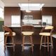 Armen Living Shelly 4-Piece Cream/Walnut Counter Stool Set-1