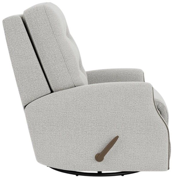 Flexsteel® Devon Silver Glacier Rocking Recliner-2