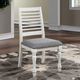 Furniture of America® Calabria 2-Piece Antique White/Gray Side Chair Set-2