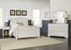 LM Co Home by Vaughan-Bassett Scotsman Cream California King Post Arched Bed with Post Plank Footboard-1