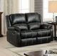 ACME Furniture Zuriel Black Manual Reclining Loveseat-1