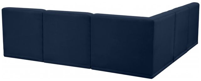 Meridian Furniture Relax 5-Piece Navy Modular Sectional Set-3