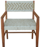 A & B Home Odara Weaving Brown Arm Chair-1