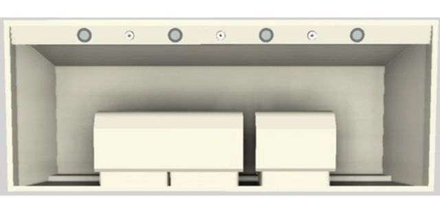 Vent-A-Hood® Designer Series 60" Biscuit Wall Mounted Range Hood-3
