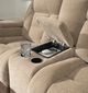 Signature Design by Ashley® Mixed Motion Brownstone Power Reclining Loveseat-5