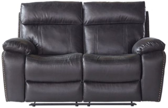 Hughes Furniture® 15126 Ridgeline Midnight Manual Reclining Loveseat-0