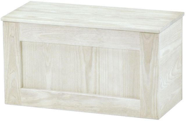 Crate Designs™ Furniture Cloud Wood Lacquer Top Storage Bench-0