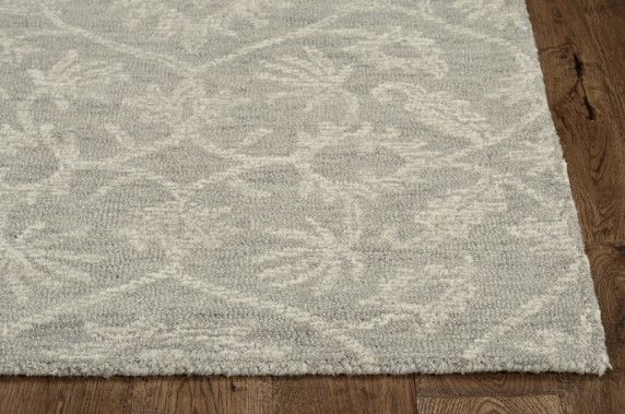 KAS Rugs Hudson Grey Savannah 5'x7' Area Rug-1