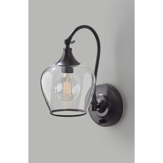 Adesso® Bradford Dark Bronze Wall Lamp-0