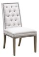 Vanguard® Hanover Dove Gray Button-Back Side Chair-0
