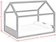 Elements International Sami White Youth Full Bed-1