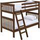 Crate Designs™ Furniture Brindle Queen/Queen Mission Bunk Bed-0