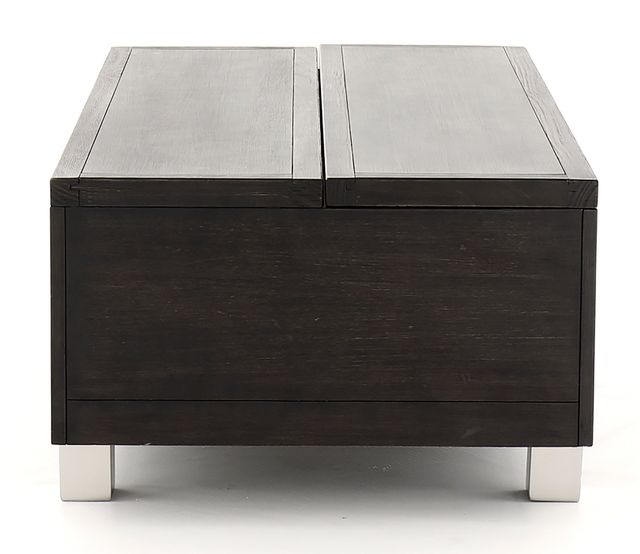 Signature Design by Ashley® Chisago Black Lift-Top Coffee Table with Nickel Base-2