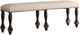 Winners Only® Xcalibur Espresso/Oatmeal Bench-0