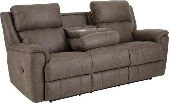 HomeStretch Milan Espresso Manual Reclining Sofa-2