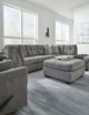 Signature Design by Ashley® Marleton Gray Oversized Accent Ottoman-4