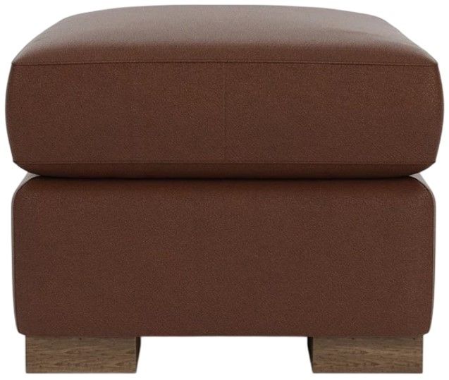Flexsteel® Customizable Bryant Leather Ottoman-3