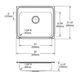 Elkay Lustertone® Lustrous Satin 25" 2-Hole Single Bowl Drop-in ADA Sink-2