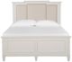 Magnussen Home® Willowbrook Egg Shell White/Natural Upholstered Queen Panel Bed-1
